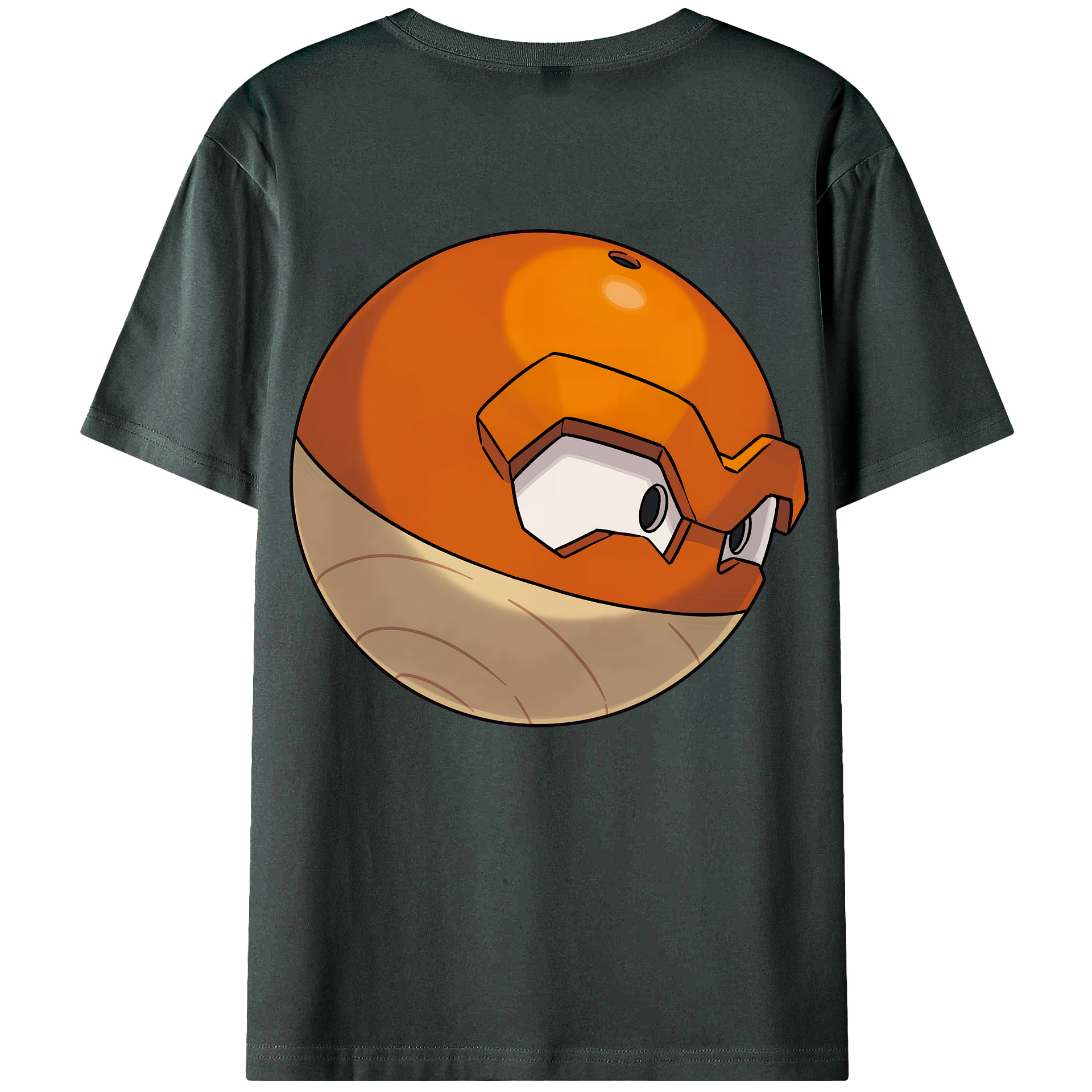 （画像用） ポケットモンスター Pokémon 綿100％ メンズ半袖Tシャツ（バックプリント） 通気性